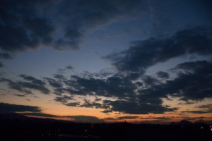 神秘的な夕焼け1