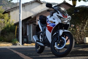 バイクで山田家2