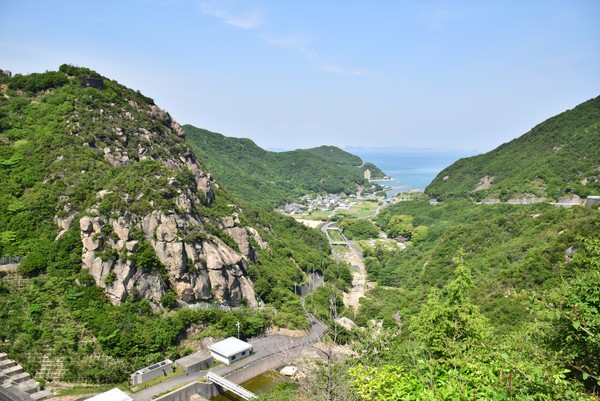 吉田ダムからの景色