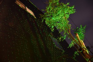 ガーデンレーザーライト　イルミネーション　クリスマス