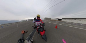 バイク　360度カメラ　アングル