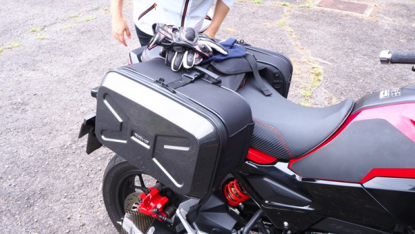 グロム(GROM16'〜)タナックスの小さいサイドバッグ取り付け