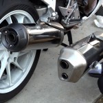 VFR800Fマフラー交換②前期と後期マフラーの違い(音量、トルク、加速)取り付けと走行インプレ