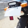 バイクの後部反射板(リフレクター)が無いと整備不良！フェンダーレスにはナンバーに付けるタイプがおすすめ
